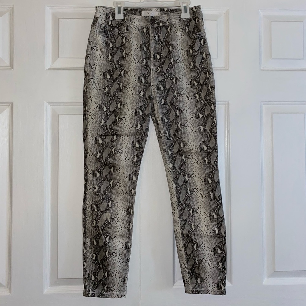 Snakeskin pants